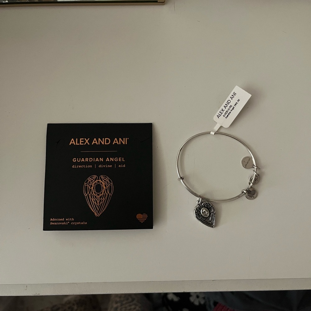 Alex and Ani Silver Angel Wing Bracelet